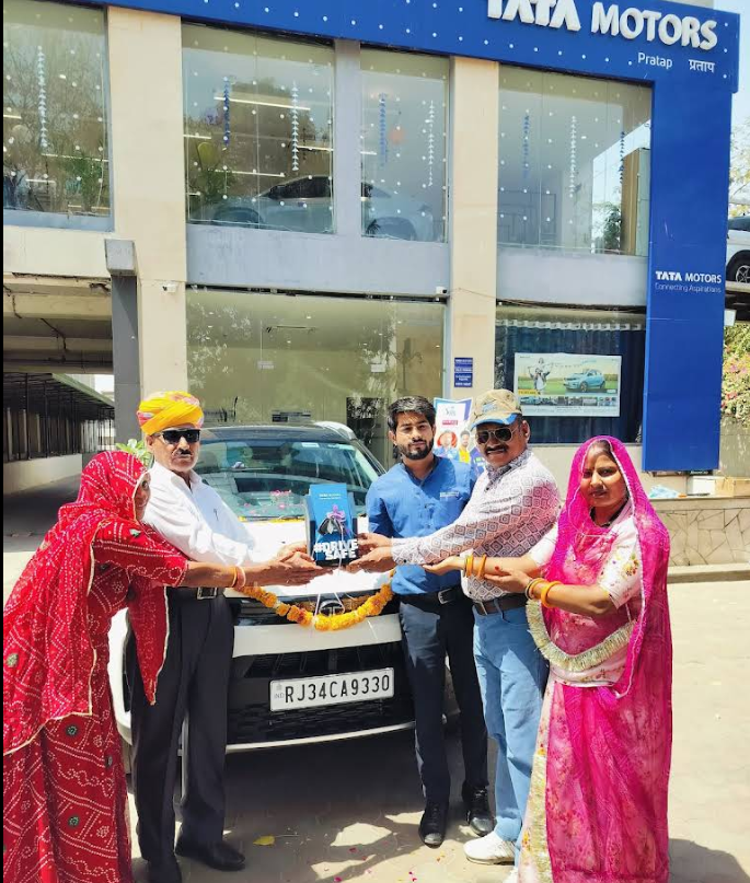 Customer with Tata Nexon