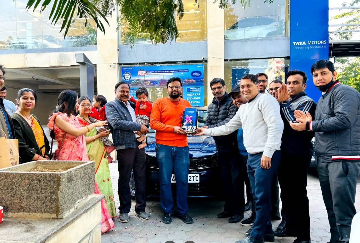 Tata delivery celebration